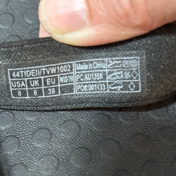 Vionic Black Tide 2 toe post Sandals for Women size 8 - Picture 4 of 6